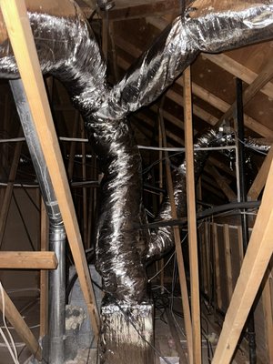 New Air ducts - We removed all HVAC and installed new one. New Air ducts - We removed all HVAC and installed new one.