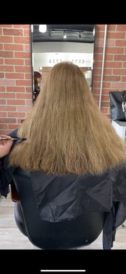 Layered Haircut Transormation - Our client wanted a change so we decided on taking off some length and adding layers!