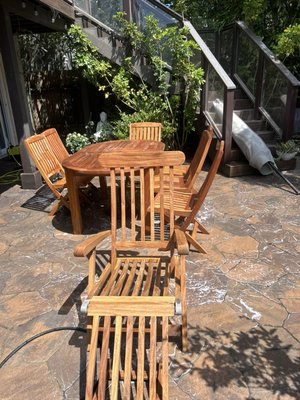 Teak Furniture - All this pieces were done by My Teak Pro