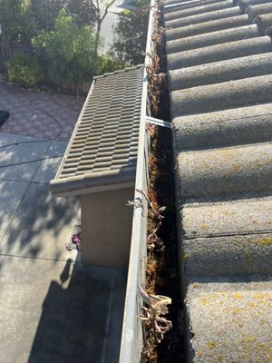 Gutter cleaning - These are some before and after of Gutter cleanings as you can tell they get really dirty and messy. This is something you definitely want to do to prevent damages on your gutters and home.