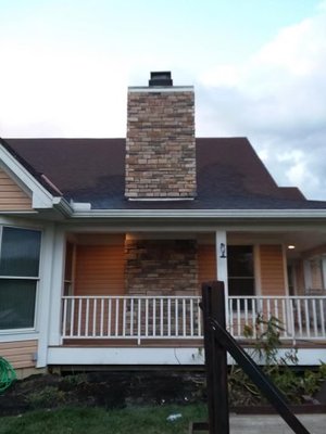 Cultured Stone - Chimney Aesthetic Improvement Cultured Stone - Chimney Aesthetic Improvement