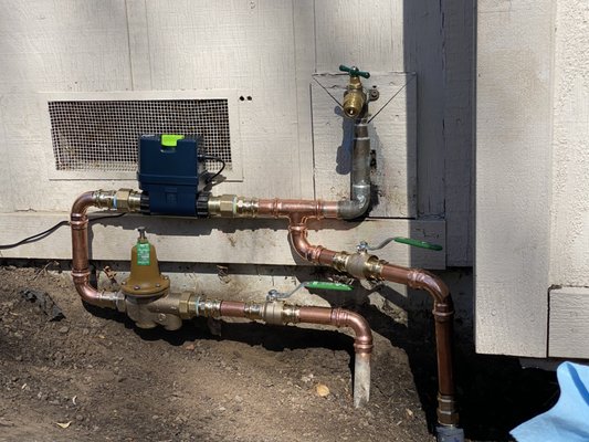Automatic domestic water main shut off valve. - This is the new way to monitor your water uses for the house and irrigation. you can turn the water off for both house and irrigation from your phone app. Automatic domestic water main shut off valve. - This is the new way to monitor your water uses for the house and irrigation. you can turn the water off for both house and irrigation from your phone app.