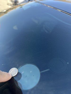 Windshield Chip Repair - Ford Raptor - Chip Repair on a Ford Raptor