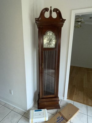 Moving A Grandfather Clock - Moving a grandfather clock safely from New Orleans to Mandeville.