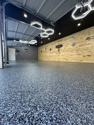 3-Car Garage - We transformed this 3-car garage from a dull concrete space into a sleek, durable, and stylish area with our premium epoxy flooring. The new floor not only enhances the overall appearance but also provides long-lasting protection against stains, cracks, and wear. Perfect for a modern and functional upgrade, this project reflects our commitment to quality and attention to detail. Whether for residential or commercial spaces, V&V Epoxy Solutions delivers top-notch results every time.