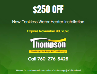 New Tankless Water Heater Installation🌟 - Enjoy endless hot water with Thompson Plumbing, Heating & Air’s trusted tankless water heater services. Whether you're looking to upgrade to a new system, need quick repairs, or require regular maintenance, our expert team is here to help. We provide reliable, professional service to keep your home’s hot water running efficiently all year round! New Tankless Water Heater Installation🌟 - Enjoy endless hot water with Thompson Plumbing, Heating & Air’s trusted tankless water heater services. Whether you're looking to upgrade to a new system, need quick repairs, or require regular maintenance, our expert team is here to help. We provide reliable, professional service to keep your home’s hot water running efficiently all year round!