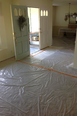 Masking - Masking is key to ensuring all materials are gathered, capturing the dust and debris, and there is minimal clean-up. Masking - Masking is key to ensuring all materials are gathered, capturing the dust and debris, and there is minimal clean-up.