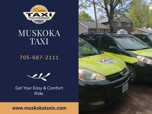 Wheelchair and Regular TAXI SERVICE - We have a taxi that fits your needs and allows you to move around Muskoka with ease. Our fleet boasts a wide range of vehicles to suit your diverse needs. We have sedans, and vans for larger groups and families. As well, we are the first wheelchair-accessible taxi company in the region. Wheelchair and Regular TAXI SERVICE - We have a taxi that fits your needs and allows you to move around Muskoka with ease. Our fleet boasts a wide range of vehicles to suit your diverse needs. We have sedans, and vans for larger groups and families. As well, we are the first wheelchair-accessible taxi company in the region.