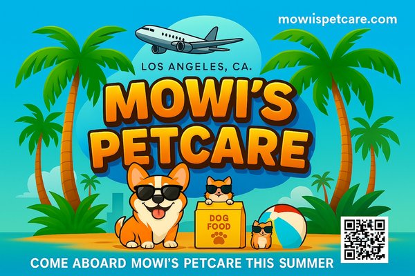 Summer 2025 - Why Mowi's Pet Care?
✅ Fully Insured.
💼 Years of Pet Care Experience.
🌟 Proud Members of Pet Sitters International Summer 2025 - Why Mowi's Pet Care?
✅ Fully Insured.
💼 Years of Pet Care Experience.
🌟 Proud Members of Pet Sitters International