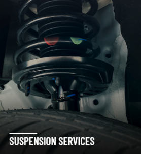 Suspension Services - Are you hearing noises over bumps? Does your car feel more bouncy than normal? There may be an issue in the suspension. We have master technicians here and ready to go over your suspension and make sure your car gets back to normal and feeling great to drive! Suspension Services - Are you hearing noises over bumps? Does your car feel more bouncy than normal? There may be an issue in the suspension. We have master technicians here and ready to go over your suspension and make sure your car gets back to normal and feeling great to drive!