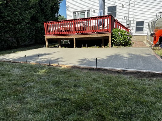 Concrete Slab - Customer requested service for a concrete slab of 6" for Whirlpool installation. Concrete Slab - Customer requested service for a concrete slab of 6" for Whirlpool installation.