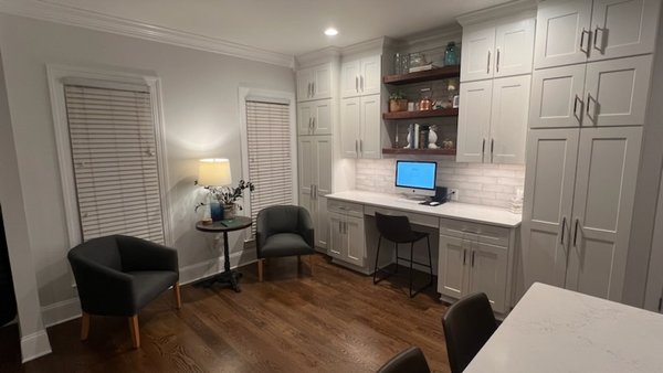 Opened walls and remodeled kitchen - After designing and engineering was in place we removed the walls between the dining room and kitchen. After framing and inspections were complete we started the remodel on the kitchen for Same and Jennifer. Great job team for another beautiful job. We are building your dreams through inspiring concepts.