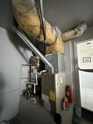 Before and After - Coil was leaking and this family needed it replaced. The old system was using r22 refrigerant and it was a 4ton system in a 2236sqft home. They decided to upgrade to a brand new 5ton AcPro system. Before and After - Coil was leaking and this family needed it replaced. The old system was using r22 refrigerant and it was a 4ton system in a 2236sqft home. They decided to upgrade to a brand new 5ton AcPro system.