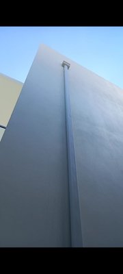 Handyman work - Installation of 6 drainpipes on the external wall at a height of 27 feet
