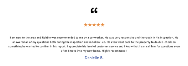 Testimonials - Client Appreciation!