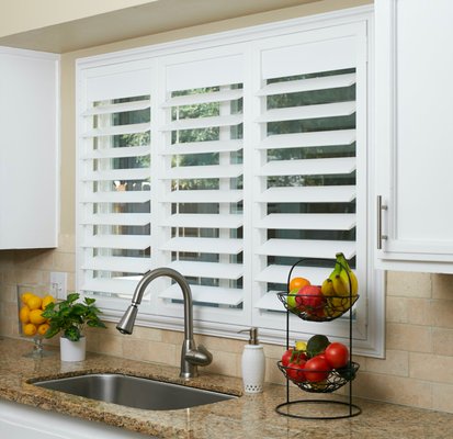 Kitchen Shutters - Beautiful shutters to complete this kitchen remodel! Kitchen Shutters - Beautiful shutters to complete this kitchen remodel!