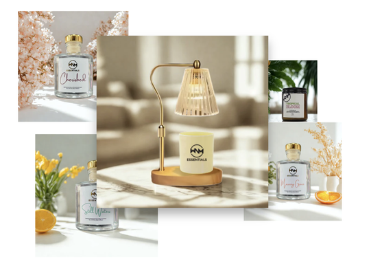 The WNM Essentials Collections - Discover our collection of handcrafted candles and air refresher sprays-designed to fill your home with luxury, intention, and unforgettable fragrance. Refined blends. Clean finishes. Timeless ambiance.
