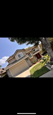 Exterior Paint Job Modesto CA - This property needed lots of Prep fascias were Really dry and had never been caulked..With a Fresh coat of Sherwim williams Duration Paint this house turned out to look Great. Exterior Paint Job Modesto CA - This property needed lots of Prep fascias were Really dry and had never been caulked..With a Fresh coat of Sherwim williams Duration Paint this house turned out to look Great.