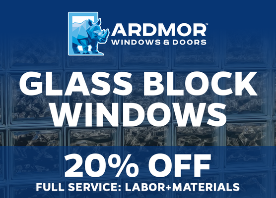 Glass Block Window Replacement by ARDMOR Windows & Doors - Glass Block Window Replacement by ARDMOR Windows & Doors
Window Services / Window Replacement Glass Block Window Replacement by ARDMOR Windows & Doors - Glass Block Window Replacement by ARDMOR Windows & Doors
Window Services / Window Replacement
