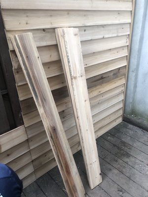 Custom Cedar Fence - The fence was a customer request for a exclusive wood fence