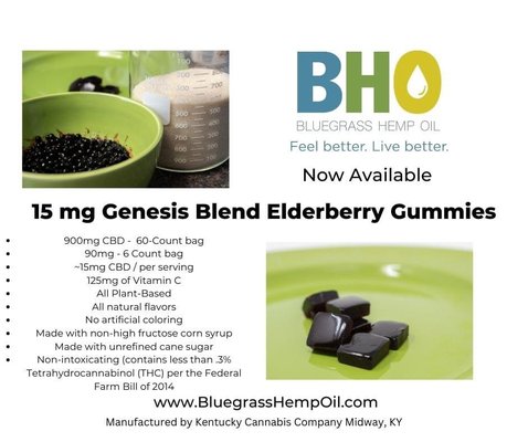 New 15 mg CBD Elderberry Gummies and plant photos - Yummy, yummy!!! We now have 15 mg Full Spectrum CBD Gummies. Each gummies also packs 125 mg of Vitamin C added. All natural flavors. 100% plant based pectin gummies. Make with unrefined cane sugar and no hi fructose corn syrup. New 15 mg CBD Elderberry Gummies and plant photos - Yummy, yummy!!! We now have 15 mg Full Spectrum CBD Gummies. Each gummies also packs 125 mg of Vitamin C added. All natural flavors. 100% plant based pectin gummies. Make with unrefined cane sugar and no hi fructose corn syrup.