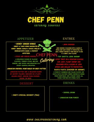 Chef Penn Catering - • "Impress Your Guests with the Cuisine of Chef Penn Catering""Indulge in a culinary experience like no other with Chef Penn Catering! From intimate dinner parties to grand events, our menu options will leave your guests talking for weeks 🍴 #catering #delicious #eventplanning" Chef Penn Catering - • "Impress Your Guests with the Cuisine of Chef Penn Catering""Indulge in a culinary experience like no other with Chef Penn Catering! From intimate dinner parties to grand events, our menu options will leave your guests talking for weeks 🍴 #catering #delicious #eventplanning"
