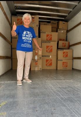 Senior Downsizing Condo Relocation - At Up North Movers, we understand that a senior move is about much more than transporting furniture. It is about making an important life transition feel organized, comfortable, and less stressful.

These photos show the level of care our team brings to every senior move. Furniture is carefully wrapped and protected with moving blankets and stretch wrap before leaving the home. Larger pieces, including beds and other furniture, are safely disassembled when needed so they can be moved without damage and properly reassembled at the new residence.

We take special care with dressers, tables, mattresses, sentimental belongings, boxes, and household items. Our moving trucks are loaded carefully and efficiently to help keep everything protected throughout transportation.

For seniors who may be downsizing from a longtime family home, moving into a smaller residence, retirement community, apartment, or closer to family, our team can help with the entire process, including packing, furniture protection, disassembly, moving, unloading, reassembly, and placement of furniture in the new home.

Most importantly, we take the time to listen. Our goal is to make seniors and their families feel comfortable knowing their belongings are being handled by a patient, respectful and professional moving team.

The smiles and handshakes at the end of a move are what matter most to us. We want our customers to feel that everything was handled properly and that their new home is ready for the next chapter.

Up North Movers — Ontario’s Senior Downsizing & Moving Specialists

Downsizing • Packing • Moving • Unpacking • Furniture Set-Up • Donation & Disposal