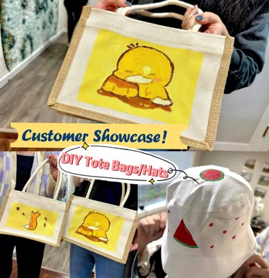 DIY Tote Bags and Hats!🔥 - Customer Showcase: DIY Tote Bags and Hats!🔥
Our customers have truly amazed us with their incredible talent! Each person brings their own unique artistic perspective to the table. Let's all join in and celebrate their creativity together! 👏🎨🥳 DIY Tote Bags and Hats!🔥 - Customer Showcase: DIY Tote Bags and Hats!🔥
Our customers have truly amazed us with their incredible talent! Each person brings their own unique artistic perspective to the table. Let's all join in and celebrate their creativity together! 👏🎨🥳