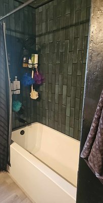 full tub shower Remodel back in August 2024 - This was a full tub shower, uograde
customers wanted a deep basin due to lots of showers full tub shower Remodel back in August 2024 - This was a full tub shower, uograde
customers wanted a deep basin due to lots of showers