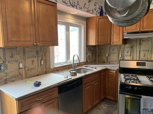 Cranford kitchen Remodel - Kitchen renovation! We think it came out great. So did the clients. Cranford kitchen Remodel - Kitchen renovation! We think it came out great. So did the clients.