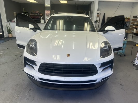 Porsche Macan S - Porsche Macan S installed Ceramic IR 20% on the front windows. Porsche Macan S - Porsche Macan S installed Ceramic IR 20% on the front windows.