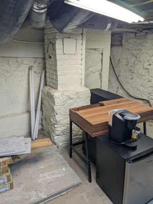 Chimney inspection - Customer requested an inspection of their chimney for installing a free standing wood stove.