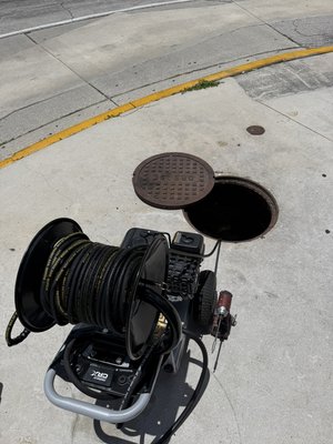 Hydro jetting for grease and sewer drain lines - Keep your pipes flowing with our professional hydro jetting services for sewer and grease lines. We use high-pressure water to clear tough clogs, grease buildup, and debris quickly and effectively. Call us today to book your appointment and get your drains running like new! Hydro jetting for grease and sewer drain lines - Keep your pipes flowing with our professional hydro jetting services for sewer and grease lines. We use high-pressure water to clear tough clogs, grease buildup, and debris quickly and effectively. Call us today to book your appointment and get your drains running like new!