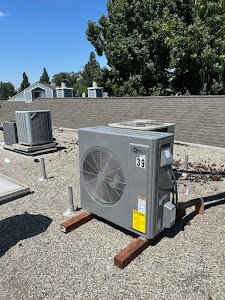 Heat Pump Install in Downey - Our team in Downey completed the installation of a 2 ton AC Pro X Series, variable, 18 SEER2 slim-line heat pump condenser (10-year compressor warranty), paired with a 2 ton AC Pro multi-speed air handler. The project also included a Honeywell programmable thermostat, emergency shut-off wet switch, electrical disconnect box with fuses, liquid tight whip, condenser pad, lineset jacket, crane services, permits, and HERS testing. Backed by strong warranties & our maintenance program. Heat Pump Install in Downey - Our team in Downey completed the installation of a 2 ton AC Pro X Series, variable, 18 SEER2 slim-line heat pump condenser (10-year compressor warranty), paired with a 2 ton AC Pro multi-speed air handler. The project also included a Honeywell programmable thermostat, emergency shut-off wet switch, electrical disconnect box with fuses, liquid tight whip, condenser pad, lineset jacket, crane services, permits, and HERS testing. Backed by strong warranties & our maintenance program.
