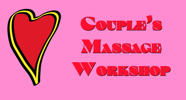 Couples Massage Workshop - “Don’t your hands get tired?” - I’m asked this all the time when people find out I’m a massage therapist.  Of course the answer is no, because I know how to use my body to make massage powerful, effective and safe. And you can too!

In this 2-hour private class, you and your loved one will learn the basics of Swedish massage, including how to stand, move your body, hand positions and massage strokes. Each participant receives 45 minutes of individual instruction to perform a Swedish massage on the entire back of the body. 

You’ll be amazed and what you can do and both of you will feel great at the end of this fun and engaging workshop! Makes a great bonding experience, especially for Valentine’s day or birthdays or anniversaries!