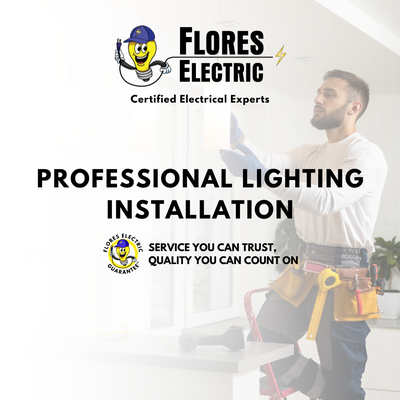 Professional Lighting Installation Services | San Jose, Santa Clara, Sunnyvale & Nearby Areas - At Flores Electric, we specialize in delivering expert lighting installation services that enhance both the beauty and functionality of your home or business. Serving San Jose, Santa Clara, Sunnyvale, Cupertino, Milpitas and surrounding areas, our team is committed to providing tailored solutions that meet your unique lighting needs. From custom indoor lighting designs to efficient outdoor lighting installations. We also offer professional recessed lighting installation, ensuring clean, modern, and energy-efficient results that elevate your space.
Why Choose Flores Electric for Lighting Installation?
Experienced Electricians: Our licensed and skilled technicians have years of experience in lighting installations, ensuring precision and safety with every job.
Custom Lighting Solutions: Whether you’re looking for modern LED lighting, recessed lights, or energy-efficient options, we offer personalized designs that match your style and requirements.
Reliable and On-Time Service: We pride ourselves on punctuality and professionalism. When you choose Flores Electric, you can expect timely installations with minimal disruption to your daily routine.
High-Quality Materials: We use only top-tier products to ensure longevity and optimal performance for your lighting systems.
Whether you need to brighten up your living room, install exterior security lighting, or create a custom ambiance for your home or office, Flores Electric has you covered.
Contact us today to schedule a consultation and discover why homeowners and businesses in San Jose, Atherton, and Los Gatos trust Flores Electric for all their lighting installation needs. Professional Lighting Installation Services | San Jose, Santa Clara, Sunnyvale & Nearby Areas - At Flores Electric, we specialize in delivering expert lighting installation services that enhance both the beauty and functionality of your home or business. Serving San Jose, Santa Clara, Sunnyvale, Cupertino, Milpitas and surrounding areas, our team is committed to providing tailored solutions that meet your unique lighting needs. From custom indoor lighting designs to efficient outdoor lighting installations. We also offer professional recessed lighting installation, ensuring clean, modern, and energy-efficient results that elevate your space.
Why Choose Flores Electric for Lighting Installation?
Experienced Electricians: Our licensed and skilled technicians have years of experience in lighting installations, ensuring precision and safety with every job.
Custom Lighting Solutions: Whether you’re looking for modern LED lighting, recessed lights, or energy-efficient options, we offer personalized designs that match your style and requirements.
Reliable and On-Time Service: We pride ourselves on punctuality and professionalism. When you choose Flores Electric, you can expect timely installations with minimal disruption to your daily routine.
High-Quality Materials: We use only top-tier products to ensure longevity and optimal performance for your lighting systems.
Whether you need to brighten up your living room, install exterior security lighting, or create a custom ambiance for your home or office, Flores Electric has you covered.
Contact us today to schedule a consultation and discover why homeowners and businesses in San Jose, Atherton, and Los Gatos trust Flores Electric for all their lighting installation needs.