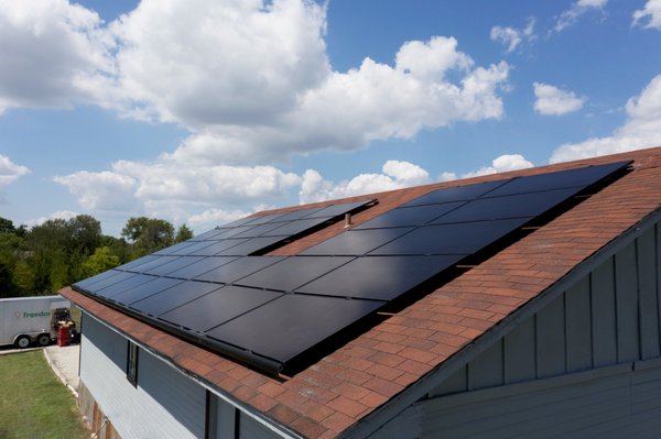 Solar Ownership 2023 - This client was tired of high utility bills so they call us for a free estimate. We got one of her utility bills and see if we could qualify her house for solar. Her house qualified and we set up a time to meet so we could go over the programs available. She chose the best one for her and we scheduled a site survey. Behind that, we installed a free home security system and smart thermostat. A few weeks later we installed the panels and she is loving having one consistent bill every month. Solar Ownership 2023 - This client was tired of high utility bills so they call us for a free estimate. We got one of her utility bills and see if we could qualify her house for solar. Her house qualified and we set up a time to meet so we could go over the programs available. She chose the best one for her and we scheduled a site survey. Behind that, we installed a free home security system and smart thermostat. A few weeks later we installed the panels and she is loving having one consistent bill every month.