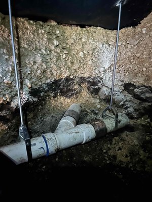 Leak detection - A leak was detected under the home, prompting an immediate assessment. We performed leak detection using various methods and pinpointed the issue, allowing us to tunnel beneath the property to execute the necessary repairs effectively. This approach ensured minimal disruption while restoring the water service line to full functionality. Leak detection - A leak was detected under the home, prompting an immediate assessment. We performed leak detection using various methods and pinpointed the issue, allowing us to tunnel beneath the property to execute the necessary repairs effectively. This approach ensured minimal disruption while restoring the water service line to full functionality.
