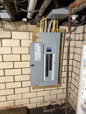 Panel Swap - This is a recent panel swap completed in a newly purchased home. In addition, new wiring was run throughout the home to ensure everything was safe and to code.