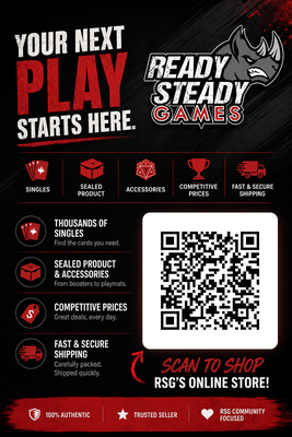 RSG Shop: Dedicated TCGplayer Online Store - 🃏 Shop Magic: The Gathering
Looking for cards for your next deck? Browse thousands of Magic: The Gathering singles available from Ready Steady Games.

Shop RSG Magic Singles →