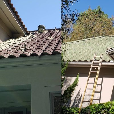 Refresh & Protect: Roof Washing and Gutter Cleaning - Call us at (281) 785-0811 or text anytime at (281) 733-4117.
Cleaning a tile roof is crucial for longevity. Removing debris, moss, and algae prevents damage, preserves aesthetics, and ensures optimal performance. Invest in regular maintenance for a beautiful and durable roof. Give us a call or go one line to schedule your free appointment visit. Refresh & Protect: Roof Washing and Gutter Cleaning - Call us at (281) 785-0811 or text anytime at (281) 733-4117.
Cleaning a tile roof is crucial for longevity. Removing debris, moss, and algae prevents damage, preserves aesthetics, and ensures optimal performance. Invest in regular maintenance for a beautiful and durable roof. Give us a call or go one line to schedule your free appointment visit.