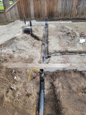 ground work and rough in - some of our ground work and rough in projects