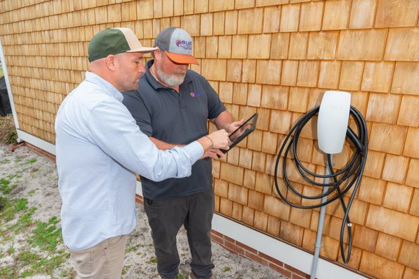 EV Charger Installation - Homeowner just brought home a new Tesla Model Y and wanted faster charging than the standard wall outlet could provide. Our licensed electricians installed a Tesla Wall Connector in the garage, running a new dedicated 60-amp circuit from the main panel with properly sized wiring to support up to 48-amp charging. We verified the panel had adequate capacity, installed the required breaker, and mounted the connector at the ideal height for easy cable reach. After setup, we walked the homeowner through the charging settings and confirmed a full overnight charge capability — from a slow trickle to adding up to 44 miles of range per hour. All work permitted, inspected, and backed by our workmanship guarantee. EV Charger Installation - Homeowner just brought home a new Tesla Model Y and wanted faster charging than the standard wall outlet could provide. Our licensed electricians installed a Tesla Wall Connector in the garage, running a new dedicated 60-amp circuit from the main panel with properly sized wiring to support up to 48-amp charging. We verified the panel had adequate capacity, installed the required breaker, and mounted the connector at the ideal height for easy cable reach. After setup, we walked the homeowner through the charging settings and confirmed a full overnight charge capability — from a slow trickle to adding up to 44 miles of range per hour. All work permitted, inspected, and backed by our workmanship guarantee.