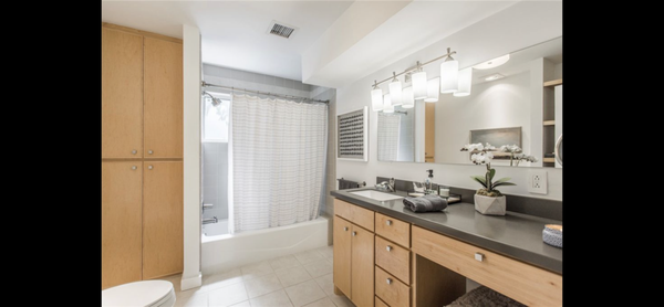Stunning Bathroom Remodel: Tub to Sunken Shower Conversion, New Sink & Mirror, Minimalist Design - ✨ Transforming Expectations into Reality ✨
We recently completed a bathroom renovation that truly sets us apart from the competition! Our client had a clear vision: declutter, open up the space, and embrace a minimalist design—and we exceeded their expectations.
Here's what we did:
🔹 Complete Overhaul: We removed the old tile, tub, cabinets, and sink to create a fresh canvas.
🔹 Innovative Design: The client wanted a flush shower floor aligned with the main tile. We meticulously planned the layout to ensure the 24" tiles perfectly framed the sloped shower floor leading to the center linear drain.
🔹 Seamless Integration: We extended the shower floor layout to the ceiling for a cohesive look.
🔹 Advanced Waterproofing: We waterproofed not just the shower but the entire bathroom floor, providing peace of mind against water damage.
🔹 Modern Touches: Installed sleek glass shelving, replacing old wooden ones, and added a stylish LED lighted mirror above a new modern sink.
Our commitment to precision and quality craftsmanship ensured our client’s minimalist vision became a stunning reality.
Ready to transform your bathroom? Contact us today and experience the Elite Pro Surfaces difference! Stunning Bathroom Remodel: Tub to Sunken Shower Conversion, New Sink & Mirror, Minimalist Design - ✨ Transforming Expectations into Reality ✨
We recently completed a bathroom renovation that truly sets us apart from the competition! Our client had a clear vision: declutter, open up the space, and embrace a minimalist design—and we exceeded their expectations.
Here's what we did:
🔹 Complete Overhaul: We removed the old tile, tub, cabinets, and sink to create a fresh canvas.
🔹 Innovative Design: The client wanted a flush shower floor aligned with the main tile. We meticulously planned the layout to ensure the 24" tiles perfectly framed the sloped shower floor leading to the center linear drain.
🔹 Seamless Integration: We extended the shower floor layout to the ceiling for a cohesive look.
🔹 Advanced Waterproofing: We waterproofed not just the shower but the entire bathroom floor, providing peace of mind against water damage.
🔹 Modern Touches: Installed sleek glass shelving, replacing old wooden ones, and added a stylish LED lighted mirror above a new modern sink.
Our commitment to precision and quality craftsmanship ensured our client’s minimalist vision became a stunning reality.
Ready to transform your bathroom? Contact us today and experience the Elite Pro Surfaces difference!