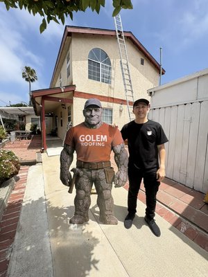 Shingle roof replacement in Lawndale by GAF certified and licensed contractor Golem Roofing - Shingle roof replacement in Lawndale by GAF certified and licensed contractor Golem Roofing. 
50-years manufacturers system warranty 
Backed by $250,000 third party guarantee