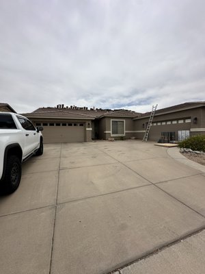Residential Roof Replacement & Repair in Arizona - This residential roofing project in Arizona shows the Apex AZ Roofing team completing roof replacement and repair work to help restore and protect the home's roofing system.
At Apex AZ Roofing, we provide residential roof replacement, roof repair, roof inspections, and other roofing services for Arizona homeowners. Our team understands the challenges Arizona roofs face, including intense heat, UV exposure, high winds, and monsoon storms. That local roofing experience helps us evaluate each roof and recommend the right solution based on its condition and the homeowner's needs.
For a residential roofing project like this, the work goes beyond what you see in the finished roof. Proper roofing requires careful attention throughout the process. Apex AZ Roofing takes a hands-on approach to every project, with an emphasis on quality workmanship, clear communication, and attention to detail from the initial evaluation through completion.
Whether a home needs targeted roof repairs or a complete roof replacement, identifying the condition of the existing roofing system is an important first step. Apex AZ Roofing provides roof inspections to help homeowners understand what is happening with their roof and determine whether repair or replacement is appropriate.
As a local Arizona roofing contractor, Apex AZ Roofing provides services for a variety of residential roofing needs, including:
• Residential roof replacement
• Roof repair
• Asphalt shingle roofing
• Tile roofing
• Flat and foam roofing
• Roof inspections
• Storm damage repair
• Emergency roofing services
Arizona's climate can be especially demanding on residential roofing systems. Prolonged sun and heat can contribute to roofing material deterioration, while strong winds and monsoon storms can expose existing weak points or cause additional damage. Having an experienced Arizona roofer evaluate the roof can help homeowners identify concerns before smaller roofing problems become more extensive.
Apex AZ Roofing is a fully licensed, bonded, and insured Arizona roofing contractor (ROC #337049 and ROC #348548). The company serves homeowners in Mesa and communities throughout the surrounding Arizona service area, including Gilbert, Chandler, Scottsdale, Tempe, Queen Creek, San Tan Valley, Apache Junction, Phoenix, Paradise Valley, Fountain Hills, and other nearby communities.
If you're an Arizona homeowner noticing roof damage, leaks, deteriorating roofing materials, or signs that your roof may be nearing the end of its useful life, Apex AZ Roofing can inspect the roofing system and explain your options.
Contact Apex AZ Roofing to schedule a residential roof inspection and find out whether roof repair or roof replacement is the right next step for your home. Residential Roof Replacement & Repair in Arizona - This residential roofing project in Arizona shows the Apex AZ Roofing team completing roof replacement and repair work to help restore and protect the home's roofing system.
At Apex AZ Roofing, we provide residential roof replacement, roof repair, roof inspections, and other roofing services for Arizona homeowners. Our team understands the challenges Arizona roofs face, including intense heat, UV exposure, high winds, and monsoon storms. That local roofing experience helps us evaluate each roof and recommend the right solution based on its condition and the homeowner's needs.
For a residential roofing project like this, the work goes beyond what you see in the finished roof. Proper roofing requires careful attention throughout the process. Apex AZ Roofing takes a hands-on approach to every project, with an emphasis on quality workmanship, clear communication, and attention to detail from the initial evaluation through completion.
Whether a home needs targeted roof repairs or a complete roof replacement, identifying the condition of the existing roofing system is an important first step. Apex AZ Roofing provides roof inspections to help homeowners understand what is happening with their roof and determine whether repair or replacement is appropriate.
As a local Arizona roofing contractor, Apex AZ Roofing provides services for a variety of residential roofing needs, including:
• Residential roof replacement
• Roof repair
• Asphalt shingle roofing
• Tile roofing
• Flat and foam roofing
• Roof inspections
• Storm damage repair
• Emergency roofing services
Arizona's climate can be especially demanding on residential roofing systems. Prolonged sun and heat can contribute to roofing material deterioration, while strong winds and monsoon storms can expose existing weak points or cause additional damage. Having an experienced Arizona roofer evaluate the roof can help homeowners identify concerns before smaller roofing problems become more extensive.
Apex AZ Roofing is a fully licensed, bonded, and insured Arizona roofing contractor (ROC #337049 and ROC #348548). The company serves homeowners in Mesa and communities throughout the surrounding Arizona service area, including Gilbert, Chandler, Scottsdale, Tempe, Queen Creek, San Tan Valley, Apache Junction, Phoenix, Paradise Valley, Fountain Hills, and other nearby communities.
If you're an Arizona homeowner noticing roof damage, leaks, deteriorating roofing materials, or signs that your roof may be nearing the end of its useful life, Apex AZ Roofing can inspect the roofing system and explain your options.
Contact Apex AZ Roofing to schedule a residential roof inspection and find out whether roof repair or roof replacement is the right next step for your home.