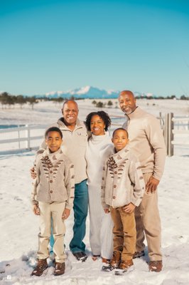 The Williams ( Family Session ) - “On a stunning snowy day in Colorado Springs, I had the privilege of capturing this family’s heartwarming bond. The fresh snowfall blanketed the landscape, creating a magical winter wonderland as the perfect backdrop. With the crisp mountain air and soft sunlight peeking through, every moment felt like a scene from a storybook.
From playful snowball fights to cozy embraces, this session was filled with laughter, warmth, and love—despite the chilly weather. There’s nothing quite like turning a beautiful day into timeless memories!” The Williams ( Family Session ) - “On a stunning snowy day in Colorado Springs, I had the privilege of capturing this family’s heartwarming bond. The fresh snowfall blanketed the landscape, creating a magical winter wonderland as the perfect backdrop. With the crisp mountain air and soft sunlight peeking through, every moment felt like a scene from a storybook.
From playful snowball fights to cozy embraces, this session was filled with laughter, warmth, and love—despite the chilly weather. There’s nothing quite like turning a beautiful day into timeless memories!”