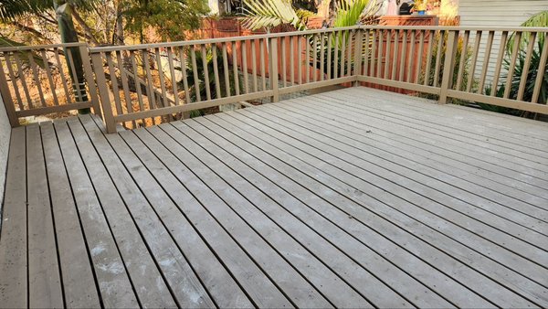 Deck Construction & Staircase Repair - We built and reinforced a two-story deck with new framing, stairs, and support beams. The structure was carefully aligned and secured to ensure strength, safety, and durability. Now the deck provides a solid and functional outdoor space for the homeowners.