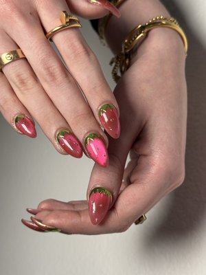 Hard Gel ( Builder Gel) - Hard Gel ( or builder gel) is the gel type overlay on real nails, keep them from breaking, good if you want to grow your natural nails.  

For appointments and additional information, please call 323-681-2345.

You can also visit our website at Goatnailbarla.com.

Thank you for your patronage.