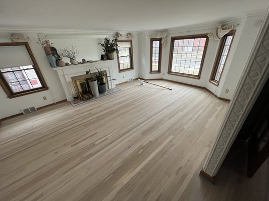 Vintage Metro Detroit remodel - This is a project where we refinished the original red oak hardwood floors in this beautiful vintage metro Detroit home. Our company offers a wide variety of stain colors so you can find the perfect look for your space! Vintage Metro Detroit remodel - This is a project where we refinished the original red oak hardwood floors in this beautiful vintage metro Detroit home. Our company offers a wide variety of stain colors so you can find the perfect look for your space!